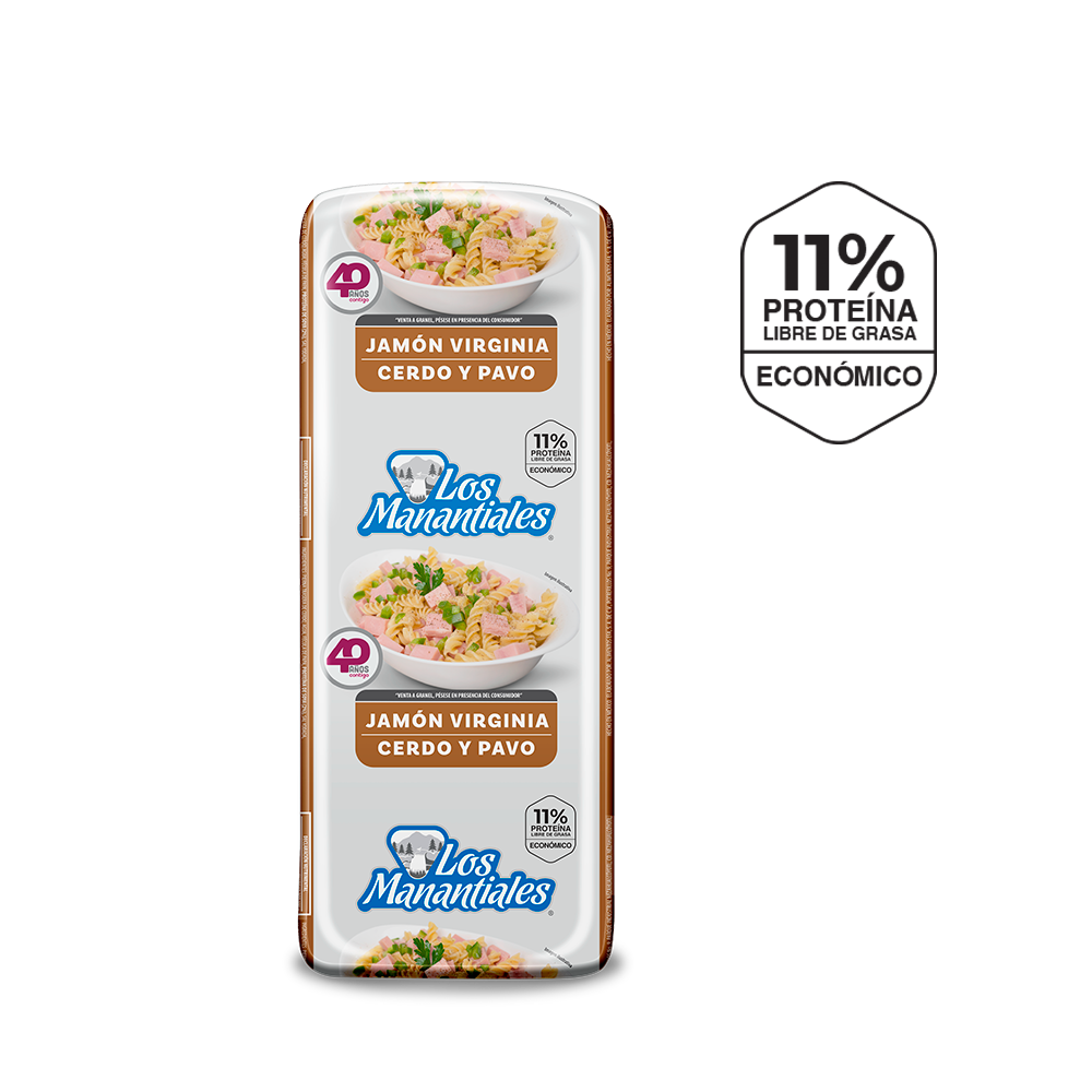 jamon virginia de cerdo y pavo los manantiales