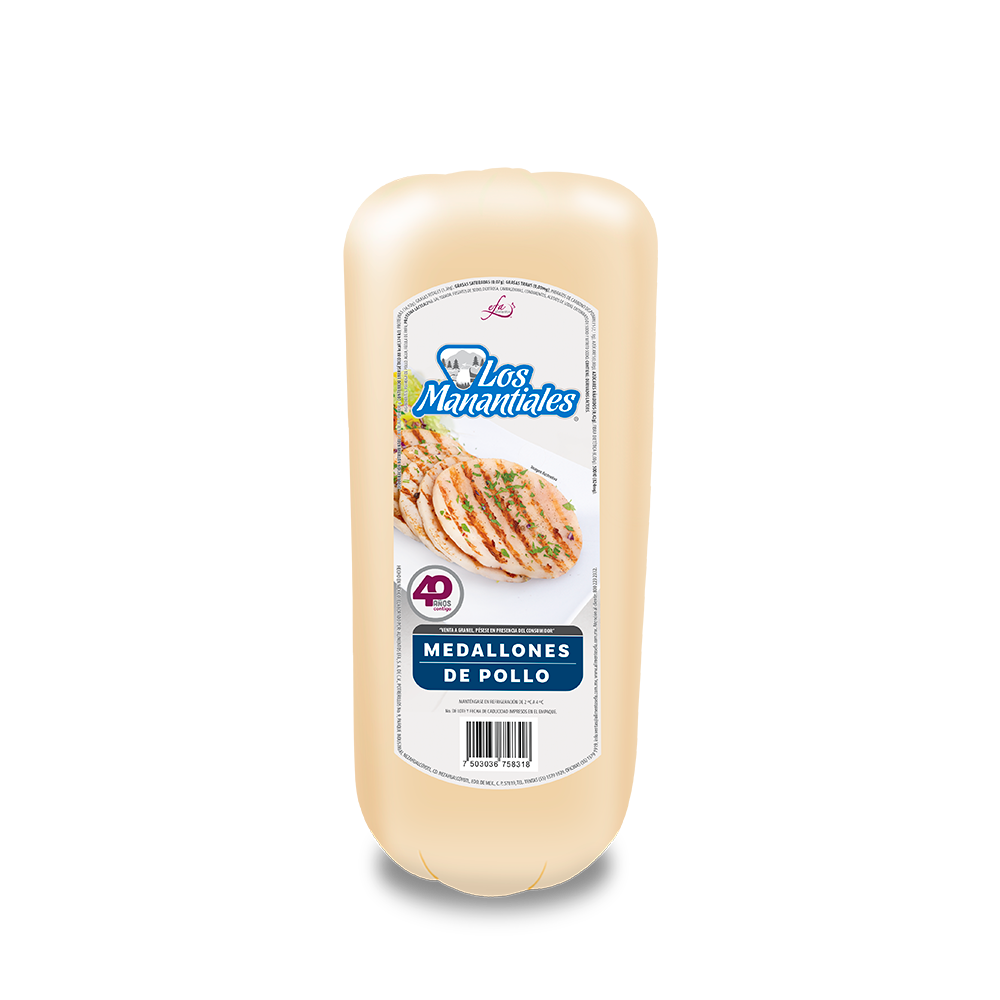 medallones de pollo los manantiales
